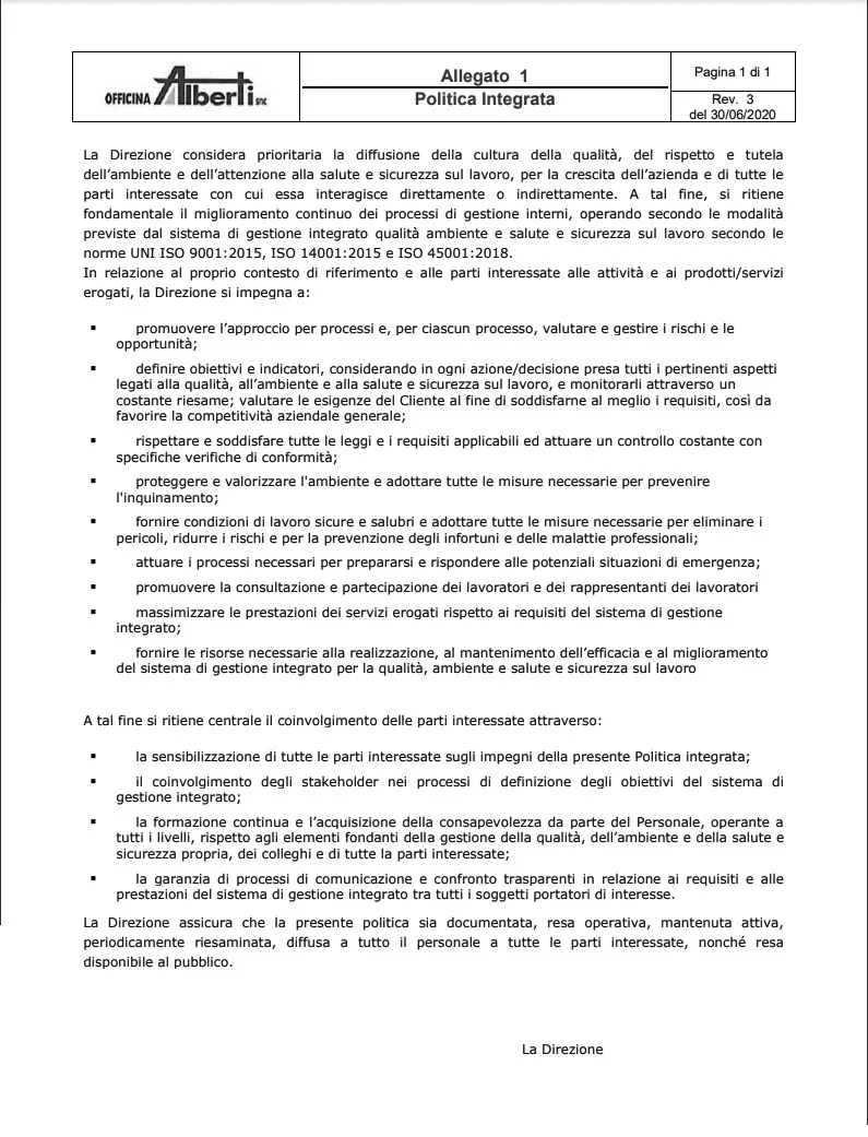 Politica Integrata Rev. 3